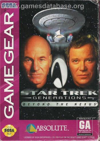 Cover Star Trek Generations - Beyond the Nexus for Game Gear